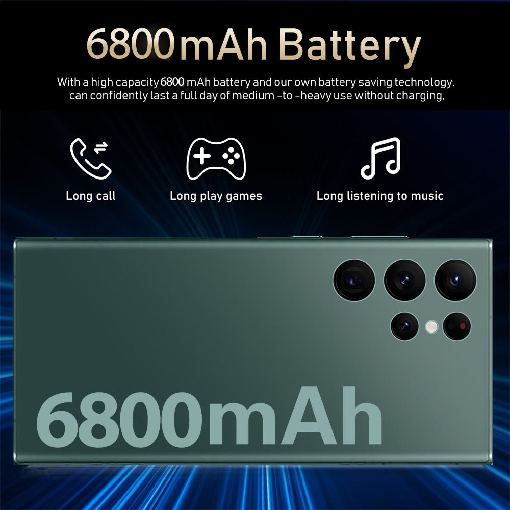 S23 Ultra 16GB+1TB Smart Android13 Phone 6800mAh Qualcom 5G Dual SIM Dual Standby Unlock Smartphone S23 ultra S23 ultra