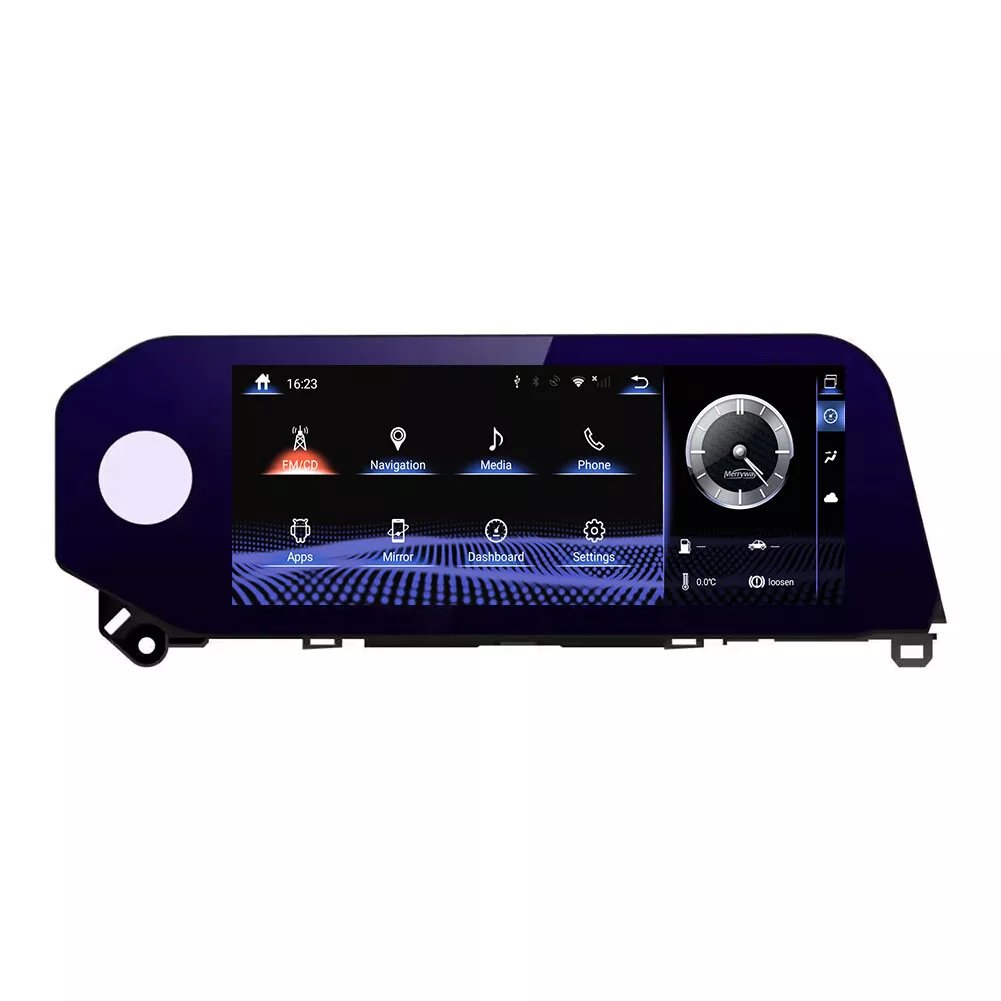 12.3-inch 8core Qualcomm Snapdragon 668s android radio car dvd multimedia carplayer head unit For Lexus ES series 2022