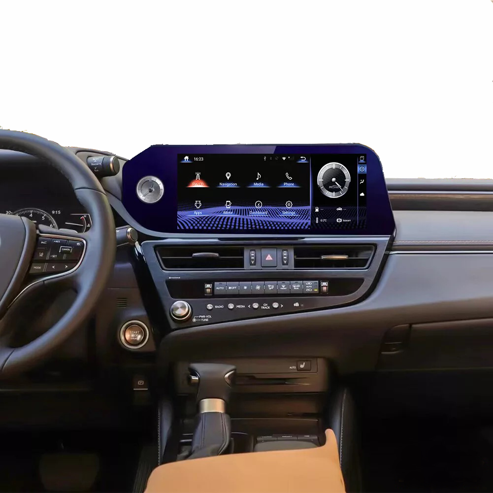 12.3-inch 8core Qualcomm Snapdragon 668s android radio car dvd multimedia carplayer head unit For Lexus ES series 2022