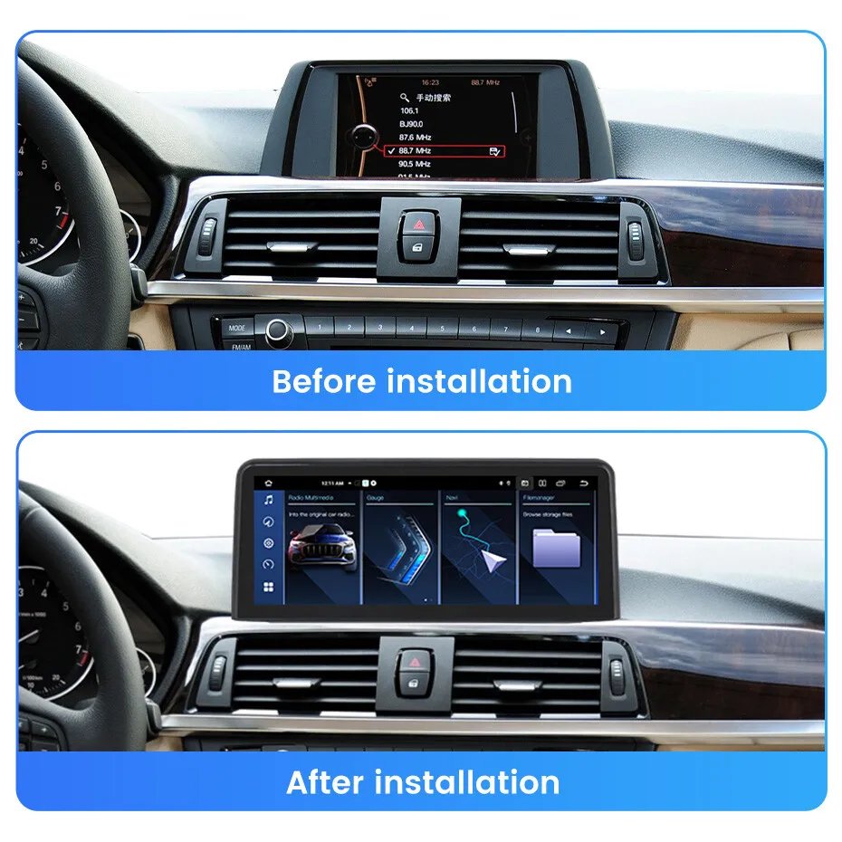 8core 10.25" 8g+128g radio navigation head unit Car DVD Player For BMW 3 Series F30 F31 F34 4 Series F32 F33 F36 NBT 2013-2017