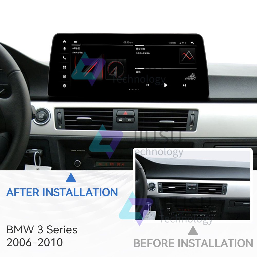 12.3'' Touch Screen Android Car Radio GPS Navigation DVD Player Stereo Multimedia System for BMW 3 Series E90 E91 E92 2006-2010