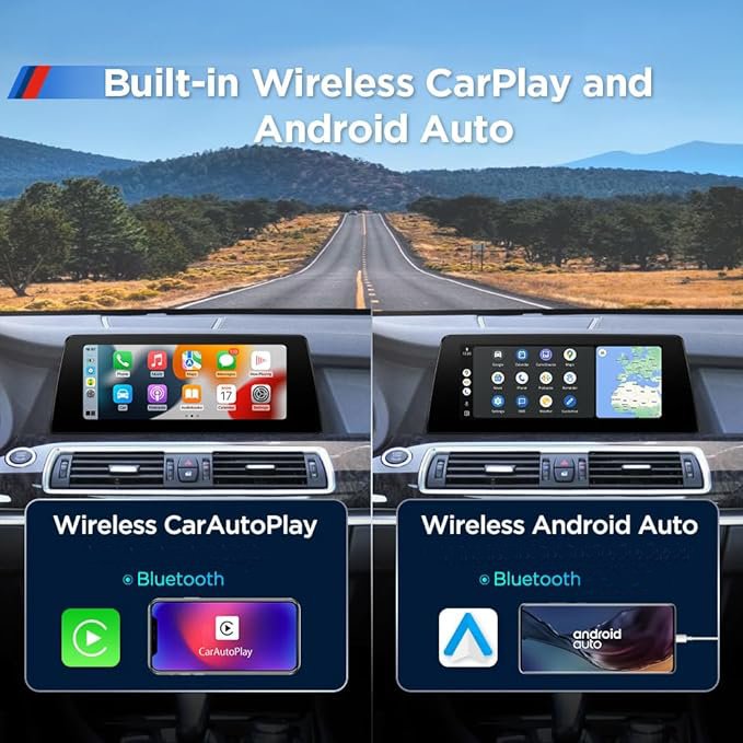New 10.25" 8g+128G Android13 multimedia system car video navigation gps radio for BMW 5 Series F10 F11 2011-2017 CIC NBT