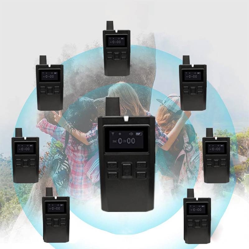 Wireless simultaneous interpretation system five person intercom allow five people speak each other digital tour guide system
