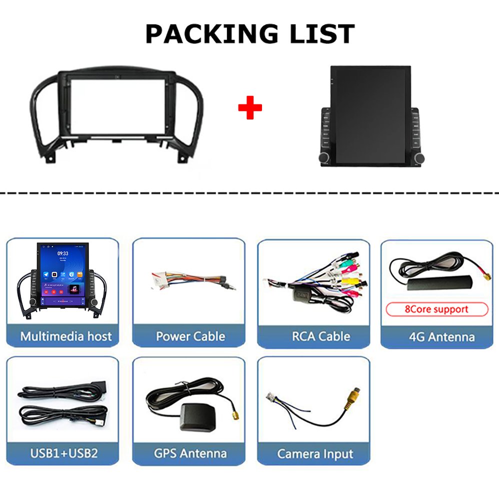 9.7'' Inch Android dvd Car Radio for Nissan Juke 2010-2014 Tesla Vertical Screen Multimedia Stereo with Carplay
