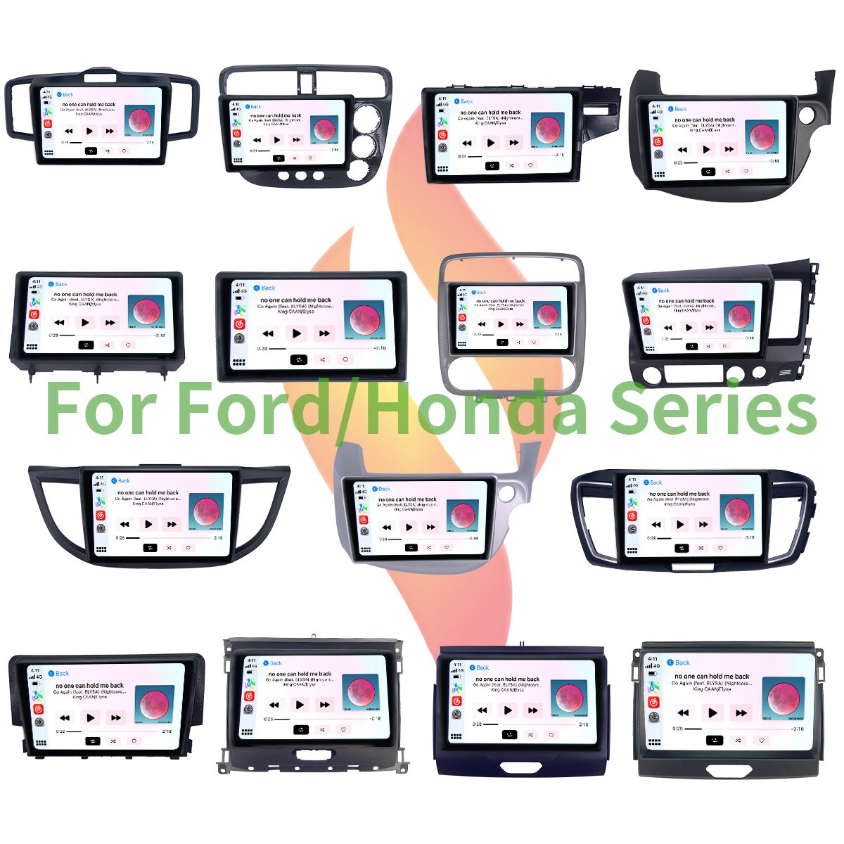 Universal 1 Din 2 Din 7'' 9'' 10'' Ips Touch Screen Gps Wifi Rear Camera Android Car Dvd Radio Android 10 Mp5 Player