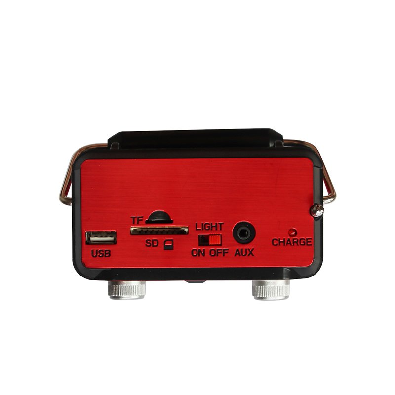 RS-619 fm/am/sw 3 portable band radio with usb sd tf card-aux in-dc jack-recharge battery-torch-strap
