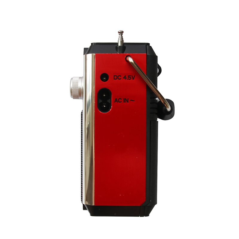 RS-619 fm/am/sw 3 portable band radio with usb sd tf card-aux in-dc jack-recharge battery-torch-strap