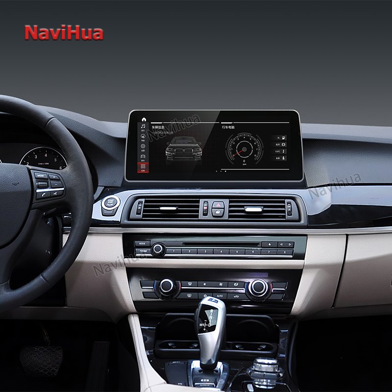 Navihua 12.3 Inch Android Car Multimedia DVD Player Touch Screen Auto Radio Stereo GPS Navigation for BMW 5 Series CIC NBT