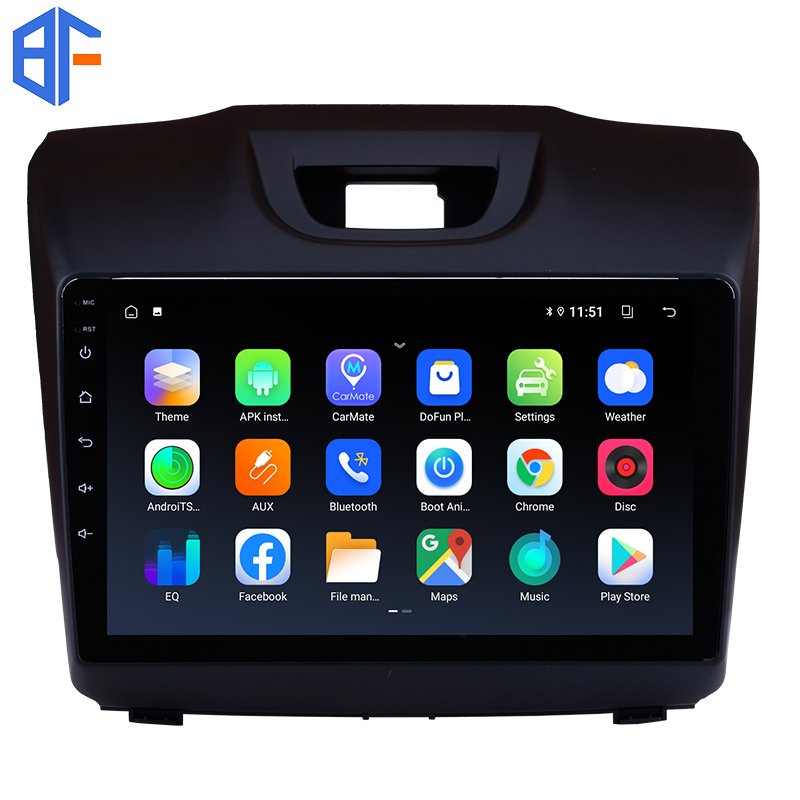 Android 10.0 Car Navigation 2 Din 2+32GB Carplay Screen for ISUZU D-MAX Chevy Chevrolet S10 2015-2017 DVD Player