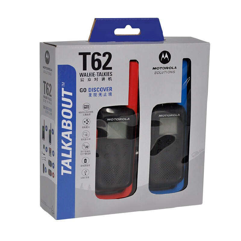 Talkabout T62 Motorola Radio Walki Talki Walkie-talkies License Free Pmr 409mhz Outdoor Two Way Radio Digital Intercom