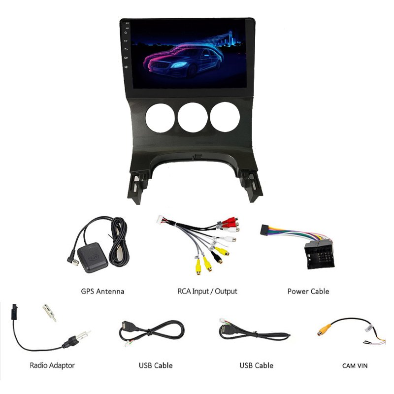 For PEUGEOT 3008 Manual AC 2013- Car Radio Multimedia Video DVD Player GPS Navigation stereo Touch Screen Android 10.0