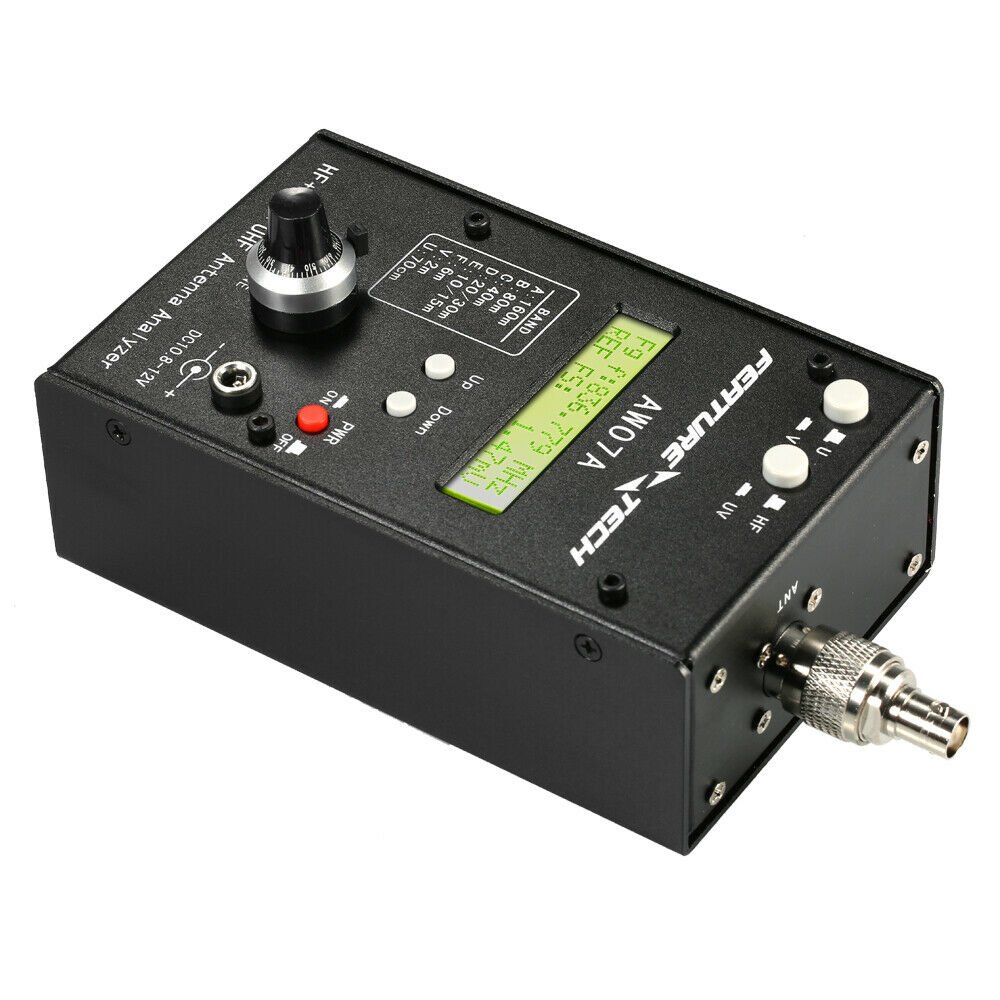 HF +UV AW07A HF/VHF/UHF 160M 490Mhz Impedance SWR Antenna Analyzer Shortwave Ham Radio + English Manual