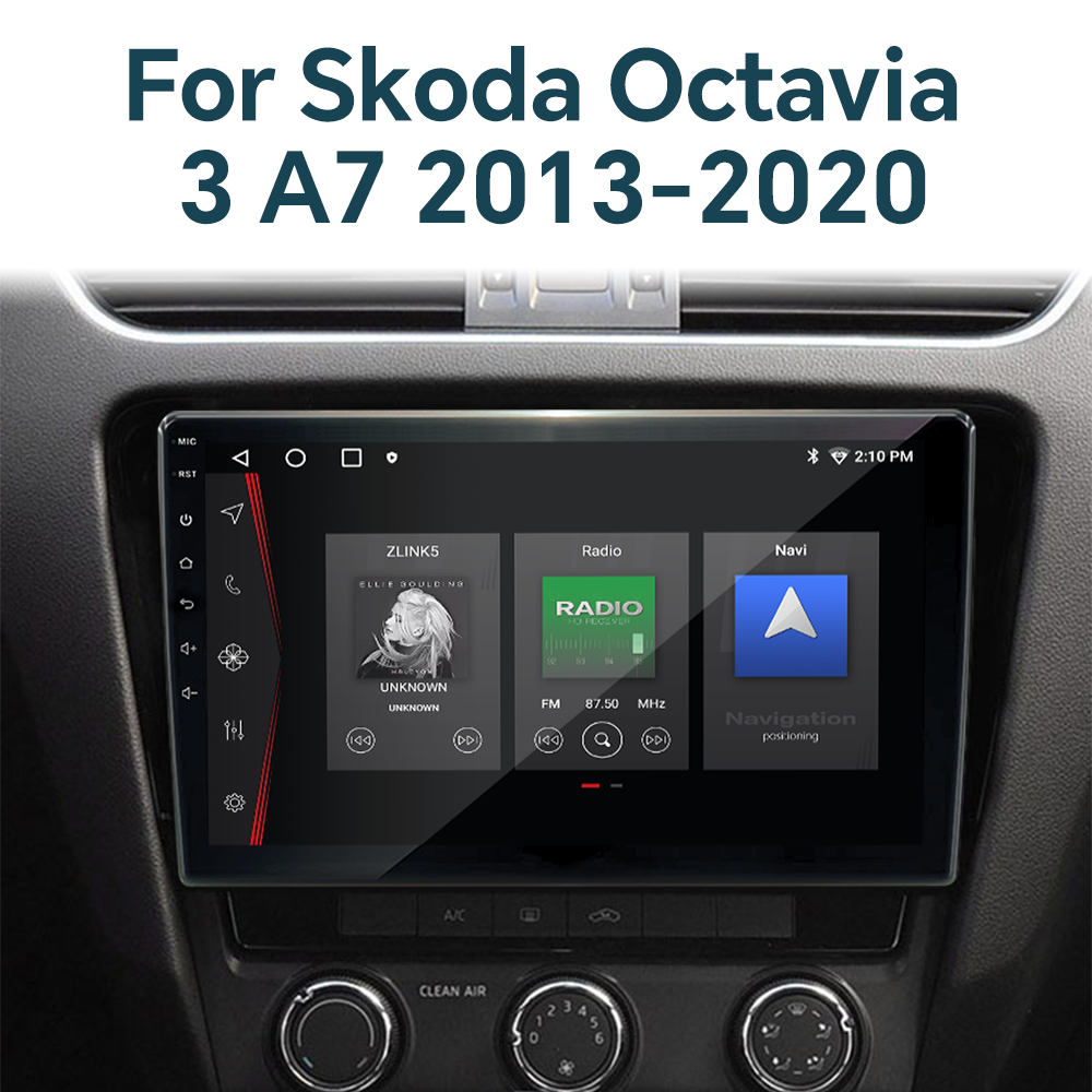 Android Car Radio DVD Player Screen Stereo Audio Navigator GPS DSP 2Din Car-play 360 Camera for Skoda Octavia 3 A7 2013-2020