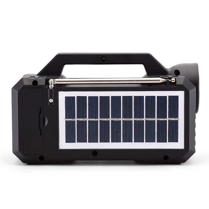 Home Portable FM AM SW radio with Lithium battery Support USB TF Card Play other radio with Solar panel