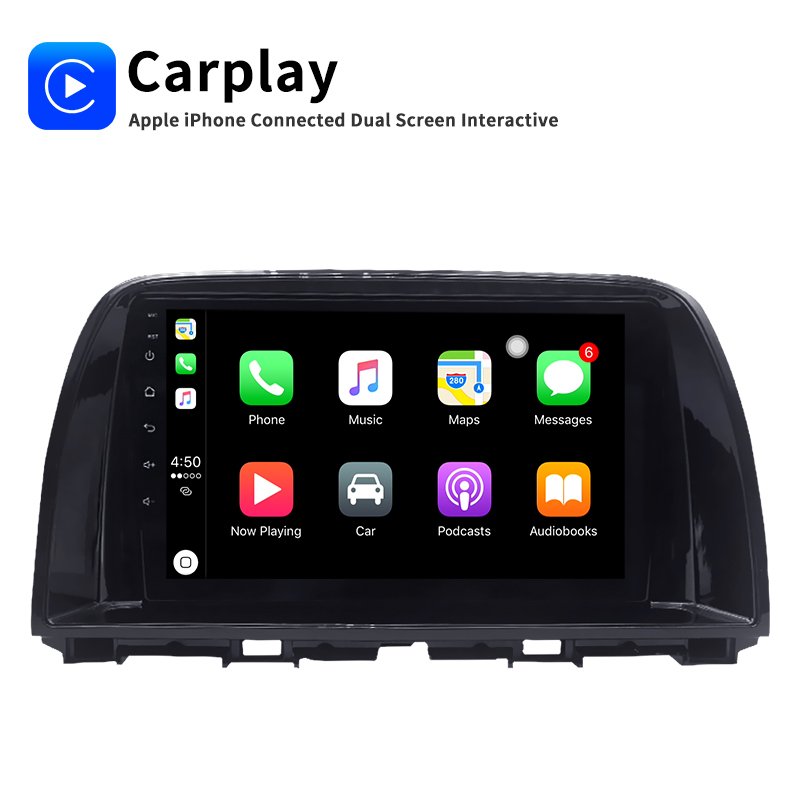 4G +64G QLED 4G LTE Carplay Android 10 Car Radio Multimedia Video Player GPS For Mazda CX-5 2012-2017 Navigation