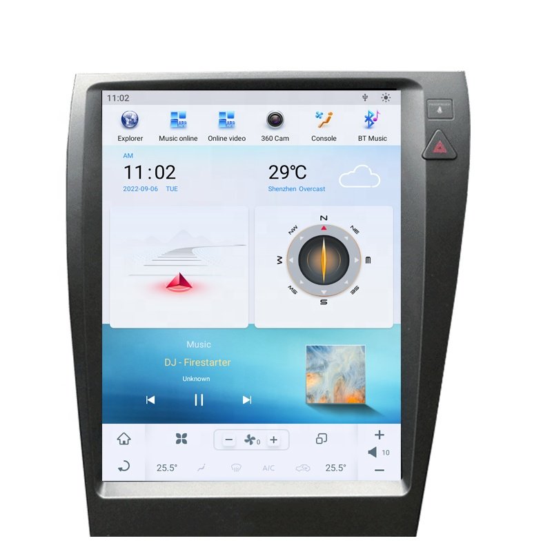 RoadNavi Tesla style Android 11 Car radio for Lexus ES240 ES350 2006-2012 Car Multimedia Player Wireless Carplay 4G