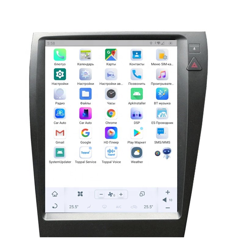 RoadNavi Tesla style Android 11 Car radio for Lexus ES240 ES350 2006-2012 Car Multimedia Player Wireless Carplay 4G