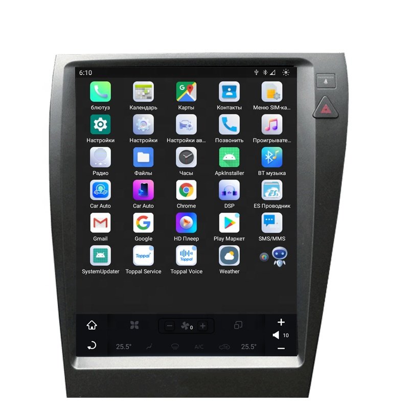 RoadNavi Tesla style Android 11 Car radio for Lexus ES240 ES350 2006-2012 Car Multimedia Player Wireless Carplay 4G