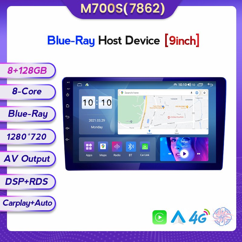 Mekede Android Auto 8+128G car radio for all model car universal host car video for Honda Hyundai VW Suzuki Toyota AM FM