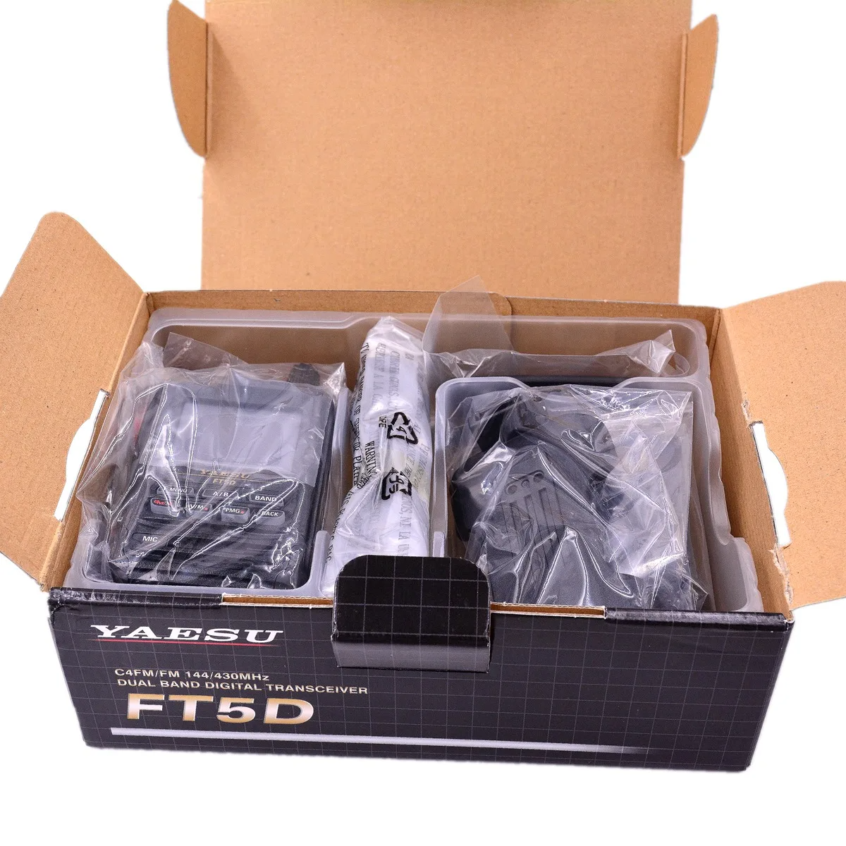 Yaesu FT-5DR HAM Two-way Walkie Talkie C4FM/FDMA 144 430MHz Digital Analog FT5DR Radio Screen Touch GPS APRS Recording