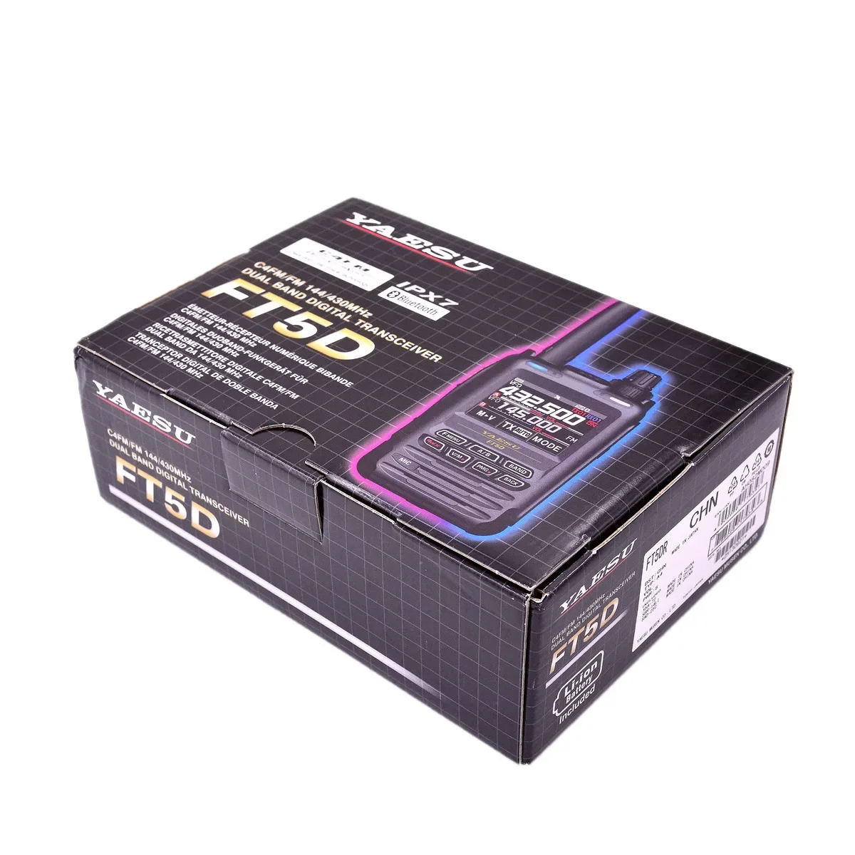 Yaesu FT-5DR HAM Two-way Walkie Talkie C4FM/FDMA 144 430MHz Digital Analog FT5DR Radio Screen Touch GPS APRS Recording