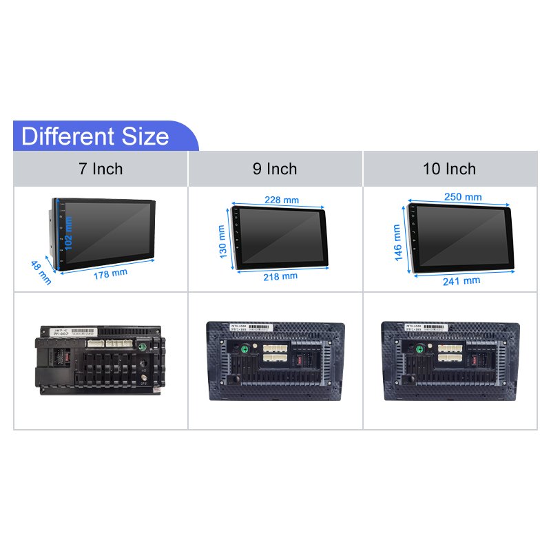 6580 Universal 7/9/10'' Multimedia 2Din Double Din WIFI Car Mp5 Player Car Stereo Radio Android 12 GPS Navi Car Screen Carplay