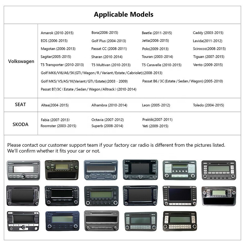 JYT 9 inch Headunit FM AM RDS Radio Android Auto Carplay DSP Player Video 2 Din Car Stereo For VW Passat Polo Golf Beetle Touran