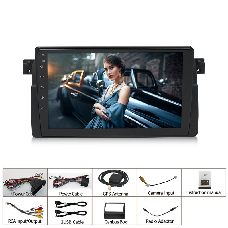 Android 10.0 4Core Car Autoradio DVD Player Car Video for BMW E46 M3 1998-2006 WIFI GPS Navigation 2+32 Carplay