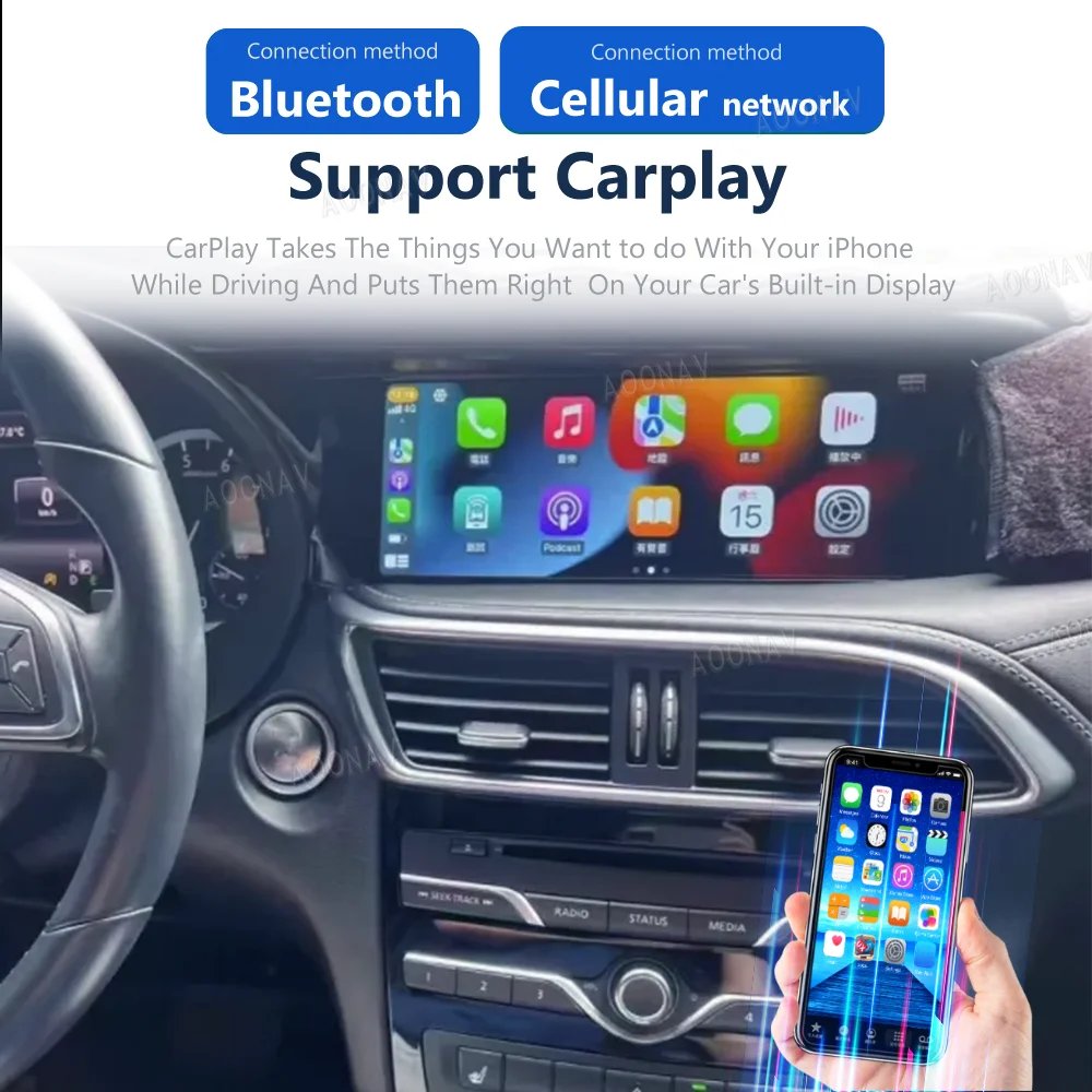 128G Android 11 Car radio For Infiniti QX30 Q30 2013-2018 Car Stereo Multimedia Player Wireless Carplay GPS navigation Head Unit