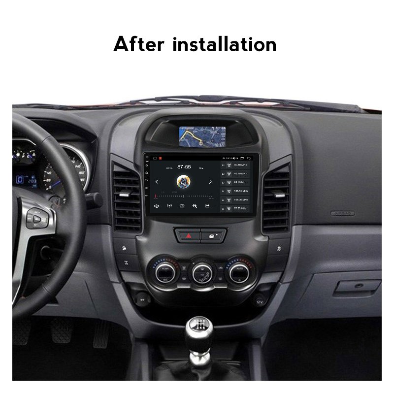 Mekede wireless 4G LTE car stereo with reverse camera for Ford Ranger 2011-2016 car audio accessories with BT GPS DAB