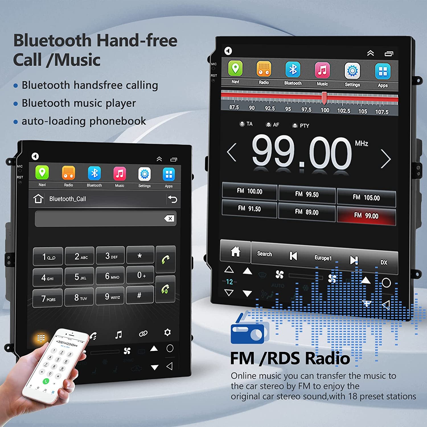 Podofo 9.7" Android Car Stereo Car Radio For Buick Regal 2014/Opel Insignia 2014-2016 With Carplay Android Auto GPS HIFI RDS