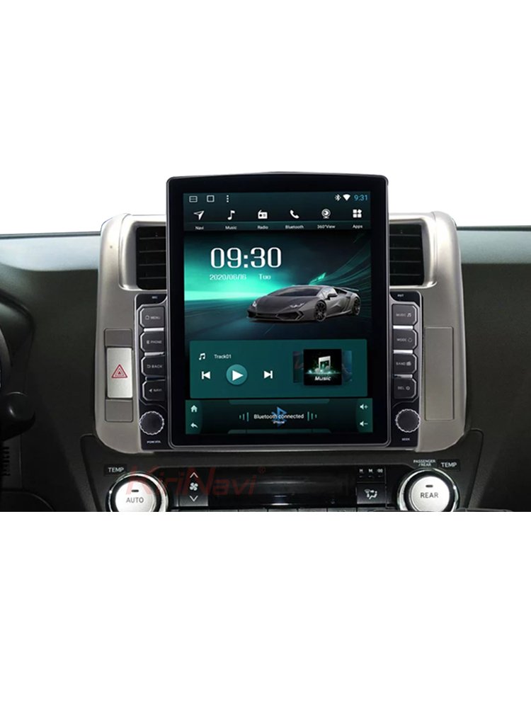 KiriNavi Android 10 Car Radio For Toyota Land Cruiser Prado 150 dvd player stereos Car video Navigation audio GPS DSP BT WIFI 4G