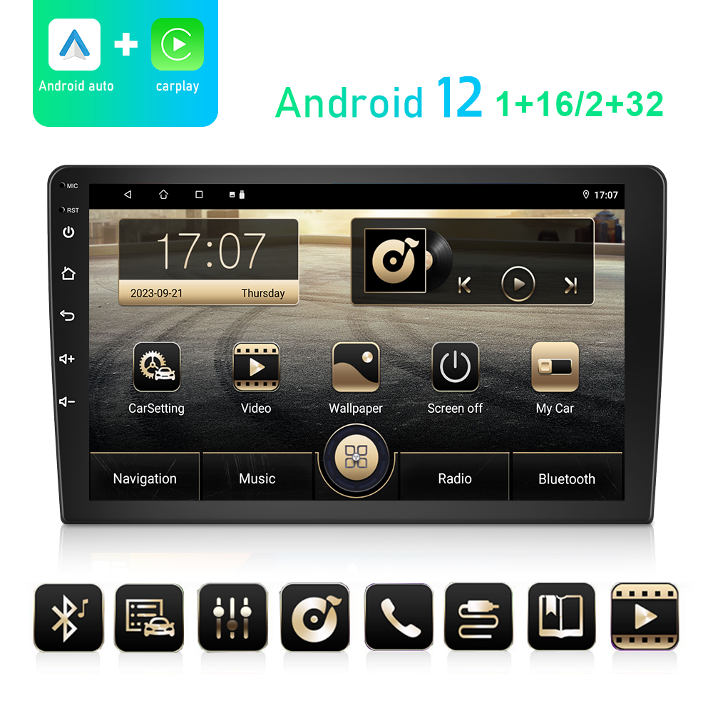 7 9 10 Inch LCD Screen Android with Reverse Camera and GPS 2Din Portable Car DVD Player