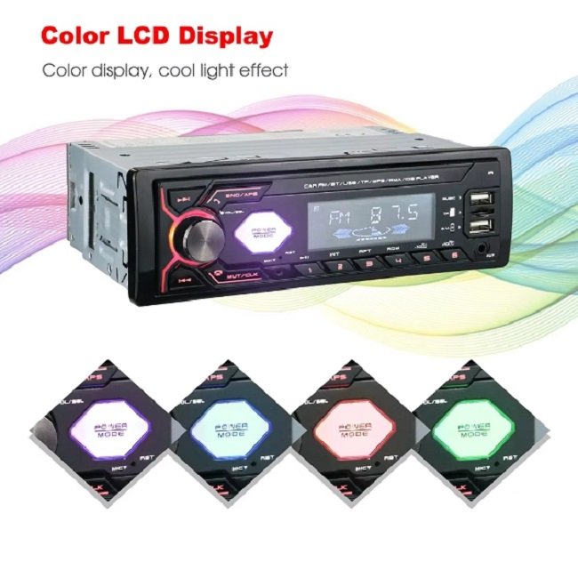 Stereo Audio Remote Control MP3 Player 1 Din AUX/TF/USB FM BT Car Radio Vehicle Car MP3 Player
