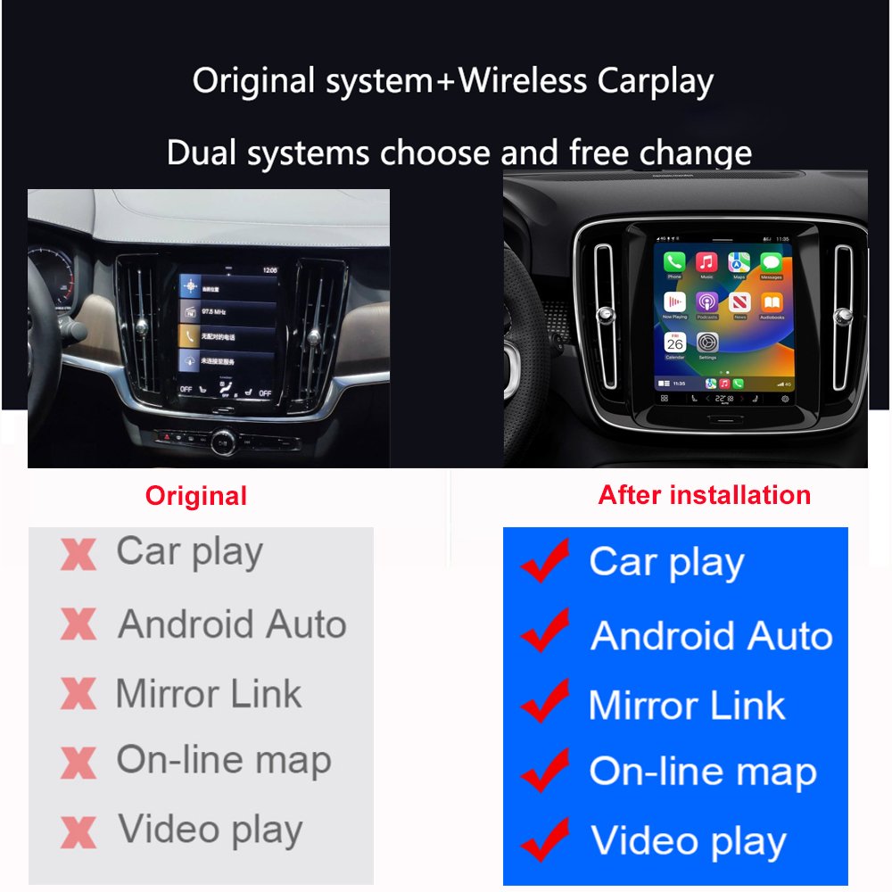 Android 11 For Volvo S60 2011 - 2017 Vertical Screen Car Radio Tape Recorder Multimedia Player Stereo Head Unit GPS Navigation