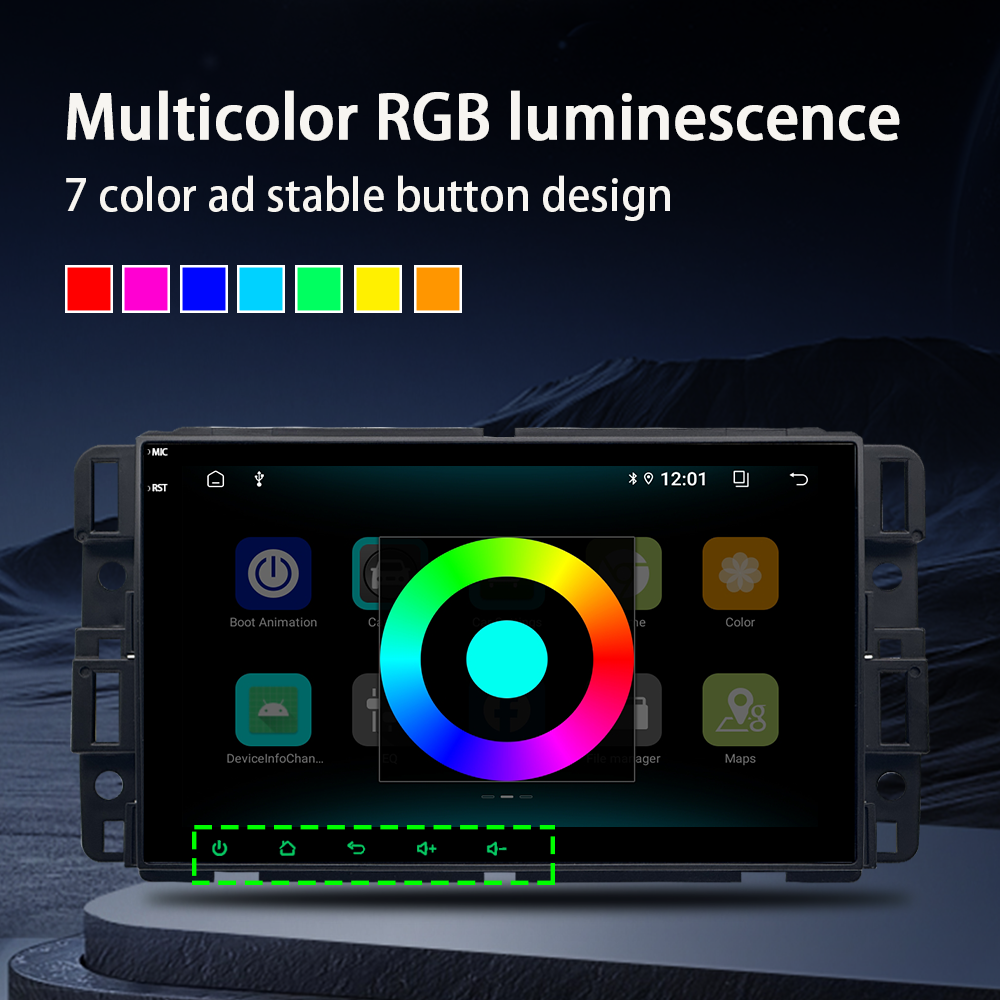 Android car radio stereo for Chevrolet Silverado GMC Sierra Impala Traverse Avalanche Express Yukon Acadia Savana GPS multimedia