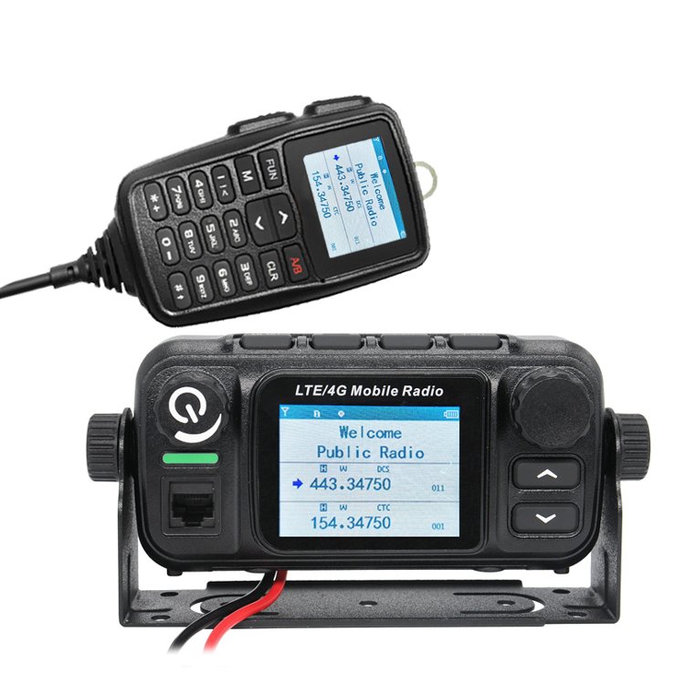 Ecome 2G/3G/4G PoC radio mobile in-vehicle two-way radios 50 watts vhf mobile radio ET-A770
