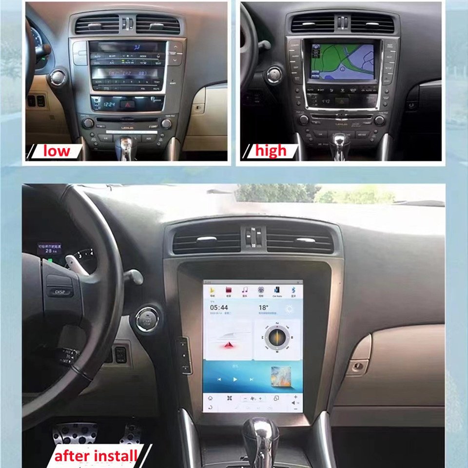 Touch Screen Car Radio for Lexus IS250 300 350 2006- 2012 Android Car Multimedia System Car GPS Navigation Player Carplay