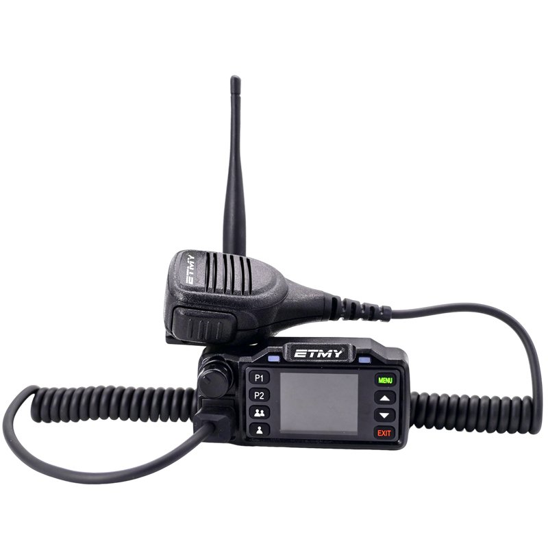 Etmy ET-A720 car radio encrypted two way radios 4g poc walkie talkie long rangePOC LTE 4G Vehicle Mounted Mobile Car Radio