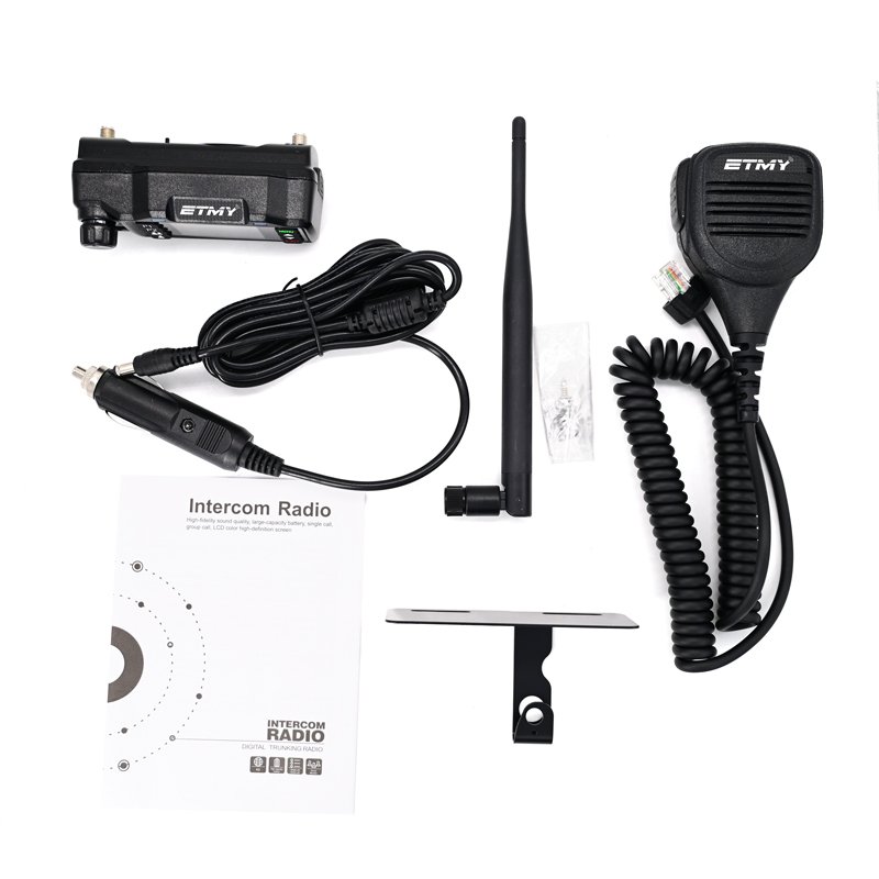 Etmy ET-A720 car radio encrypted two way radios 4g poc walkie talkie long rangePOC LTE 4G Vehicle Mounted Mobile Car Radio
