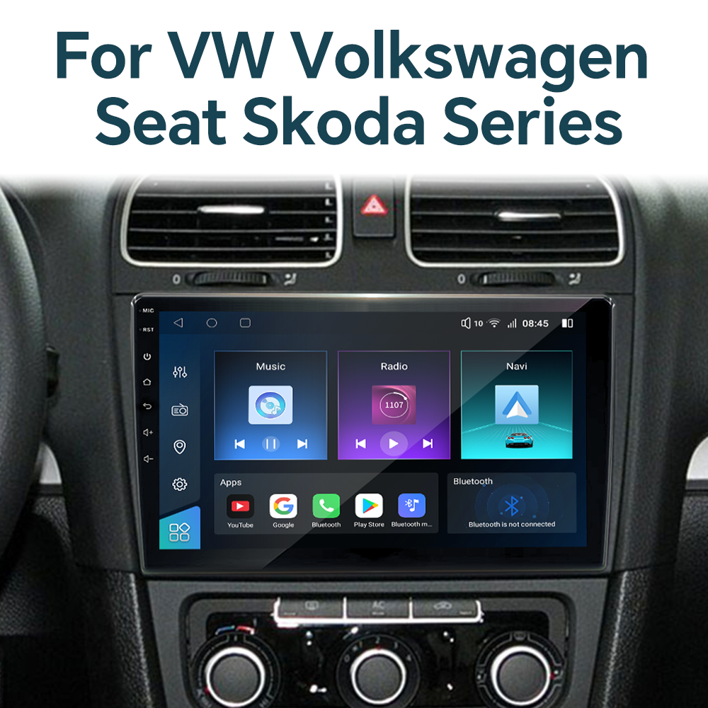 Android Car Radio DVD Player Screen Stereo Audio Navigator GPS DSP 2Din Car-play 360 Camera for VW Volkswagen Seat Skoda Series