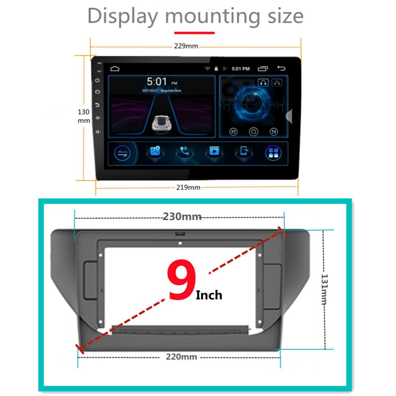 Car Radio Multimedia Players For Toyota Corolla E140/150 2006-2013 GPS 2 Din Navigation Autoradio Carplay Head Unit