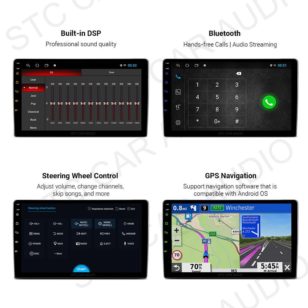 Android 12 Car Radio Player 9 Inch Version Usb Microphone GPS WIFI Handsfree RAM CPU for mercedes benz m