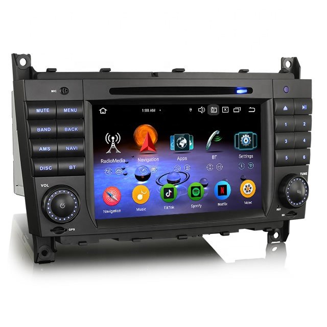 Erisin ES6769C Android 13.0 Car DVD Player for Mercedes Benz CLC Class W203 G Class W463 CarPlay Auto Radio DVD Car Multimedia