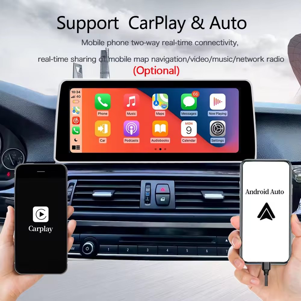12.3" Android 13 8+128gb Car Multimedia Player With Carplay Auto Radio Stereo Gps Navigation For Bmw 7 Series F01 F02 F03 F04
