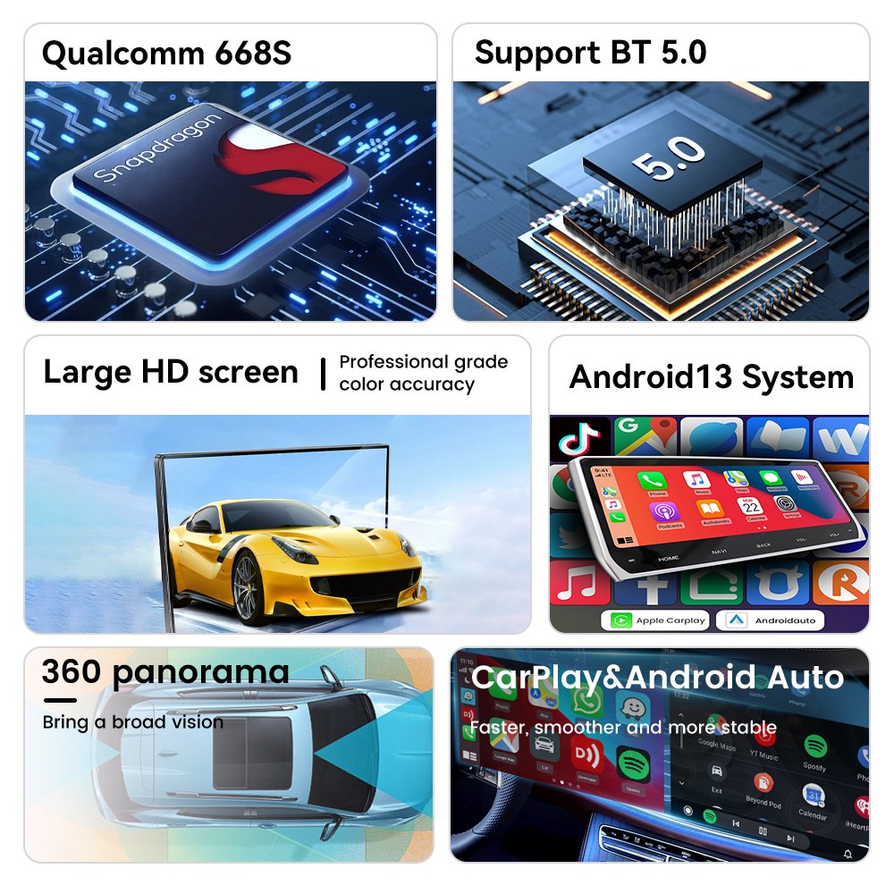 12.3 inch Android 13 For BMW X5 X6 E70 E71 2007-2013 Car Radio GPS Navigation Multimedia Player Stereo Wireless Carplay