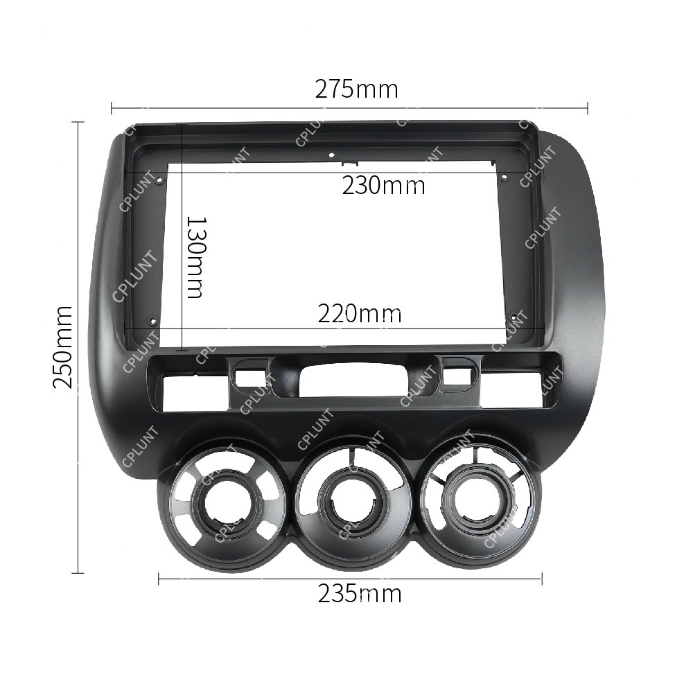 Car DVD Player Frame For HONDA FIT CITY JAZZ 2002-2008 MT AC RHD 9INCH Touch screen Android radio Farme stereo