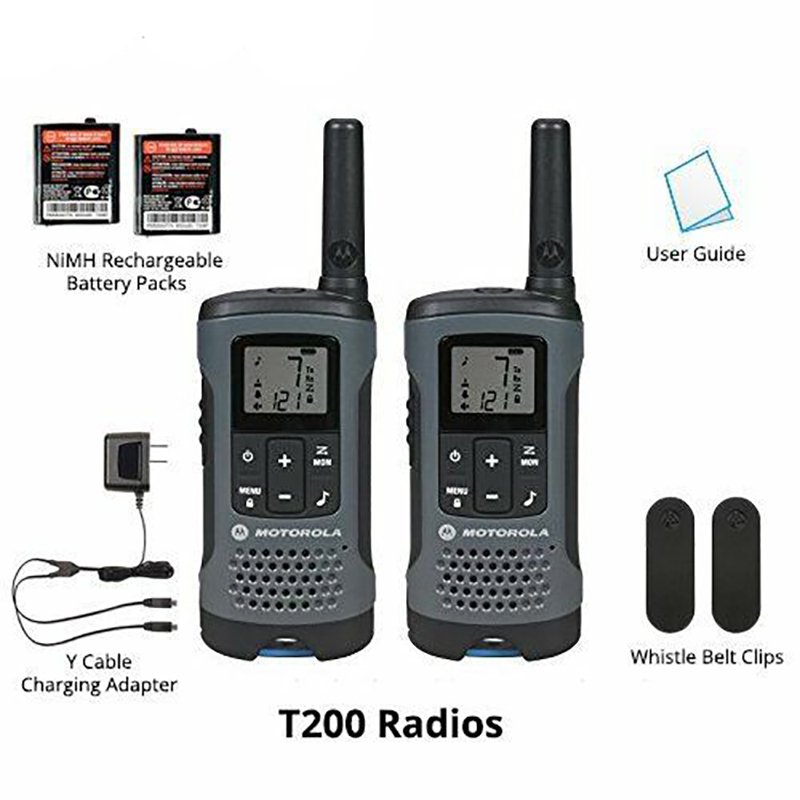 T200 T200TP Waterproof Rechargeable Portable handheld Two-Way Radio walkie talkie charger FOR Motorola Talkabout two way radio