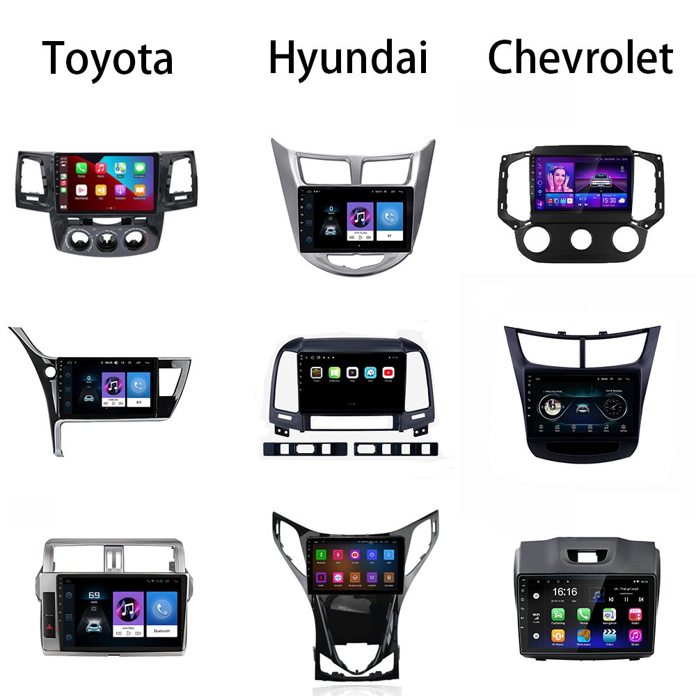 Factory car marco with arnes para and best quality marcos para radio fit for Toyota