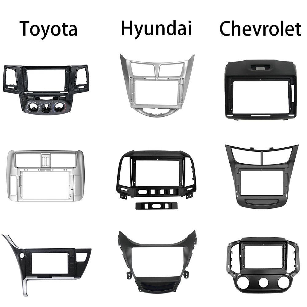 Factory car marco with arnes para and best quality marcos para radio fit for Toyota